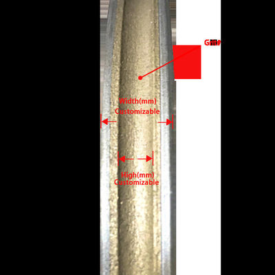 Форма V D175*4MM Бриллиантовое шлифовальное колесо для быстрой полировки стеклянных краев