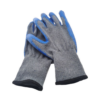 Промышленное связанное Breathable резиновых перчаток хлопка удобное